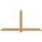 Ekena Millwork Eugene Smooth Timber Gable Bracket, Western Red Cedar, 96"W x 48"H x 5 1/2"D x 5 1/2"F, 12/12 Pitch GBW096X48X0606EUG00SWR - alternate 1